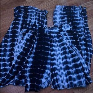 Navy tye dye pants